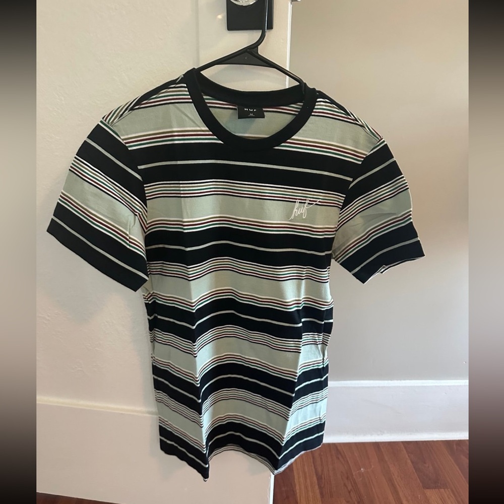 huf striped t shirt